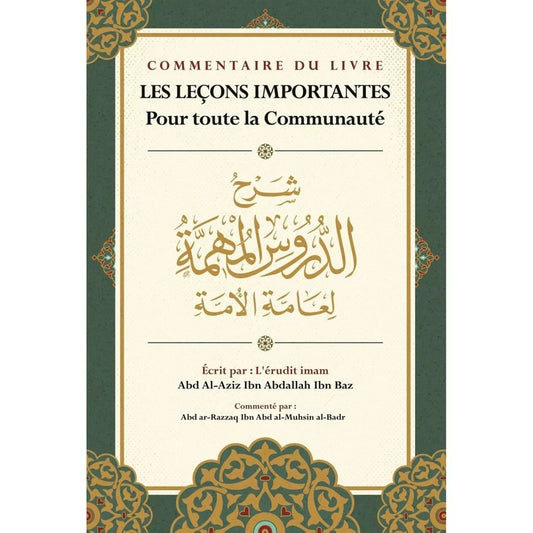 Les leçons importantes pour toute la communauté