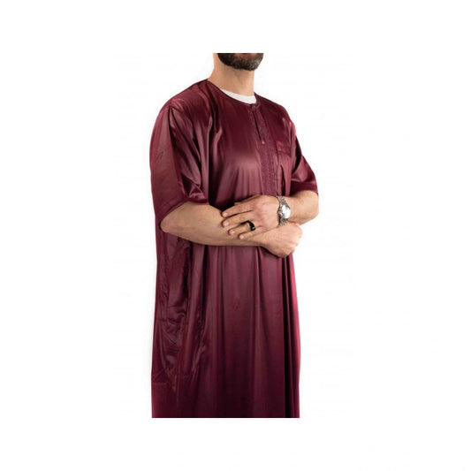 Qamis Atlas manches courtes