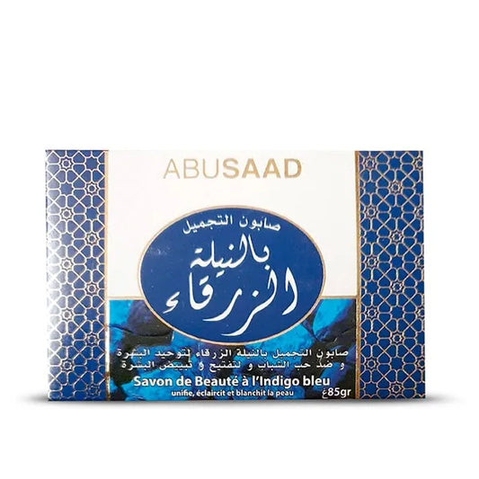 Savon de beauté à l'indigo bleu