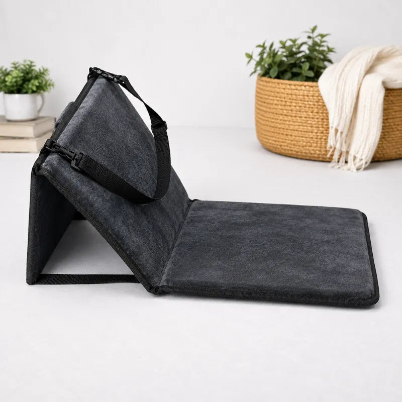tapis dossier gris foncé
